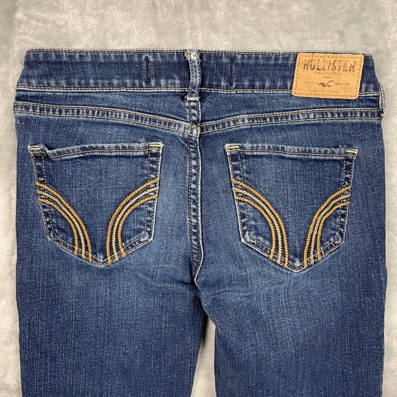 Hollister California Womens Jeans Size 24W 33L Bootcut Blue Denim - Picture 11 of 11